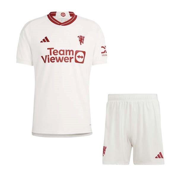 Camiseta Manchester United Replica Tercera Ropa Niño 2023/24